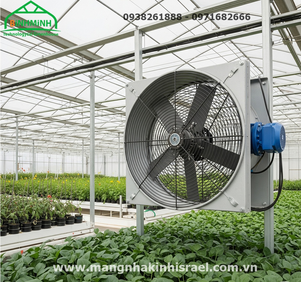 Quạt Đối Lưu Không Khí Màng Nhà Kính - Giải Pháp Tối Ưu Cho Nông Nghiệp Công Nghệ Cao